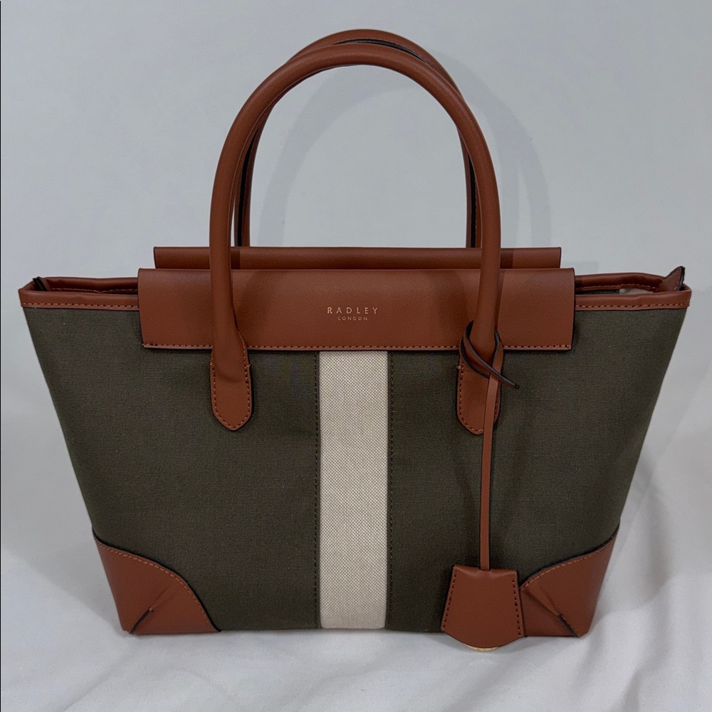 Radley London Olive and Brown Tote